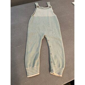 My Brother John Knit Overalls Snap Legs 2T NWOT